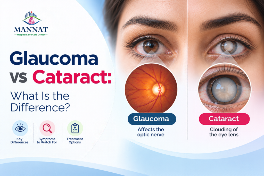 Glaucoma vs Cataract: What Is the Difference?