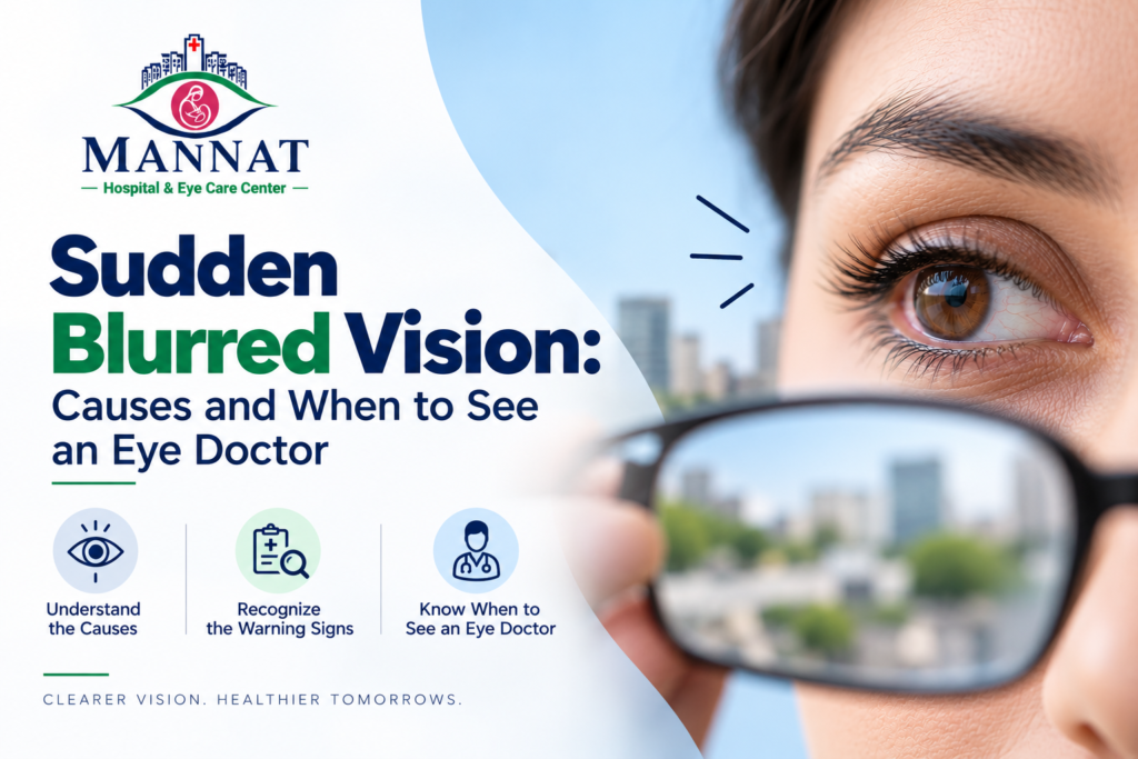 Sudden Blurred Vision: Causes and When to See an Eye Doctor